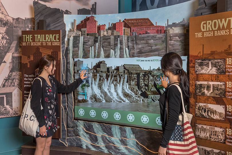 Learn about the history of Niagara Falls at the indoor multimedia experience, The World Changed Here Pavilion, at Niagara Falls State Park 