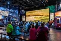 Learn about the history of Niagara Falls at the indoor multimedia experience, The World Changed Here Pavilion, at Niagara Falls State Park